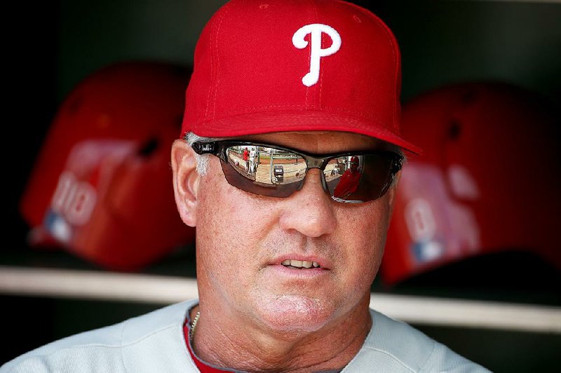 Former Philadelphia Phillies manager Ryne Sandberg is shown in this file photo.