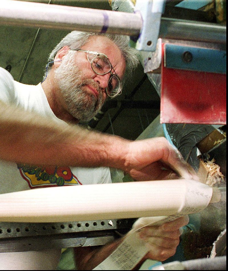 Danny Luckett retired Friday after more than 45 years of working for the Hillerich and Bradsby Co., making an estimated 2.5 million Louisville Slugger bats, including bats for Hall of Famers Hank Aaron, Ozzie Smith and Johnny Bench.