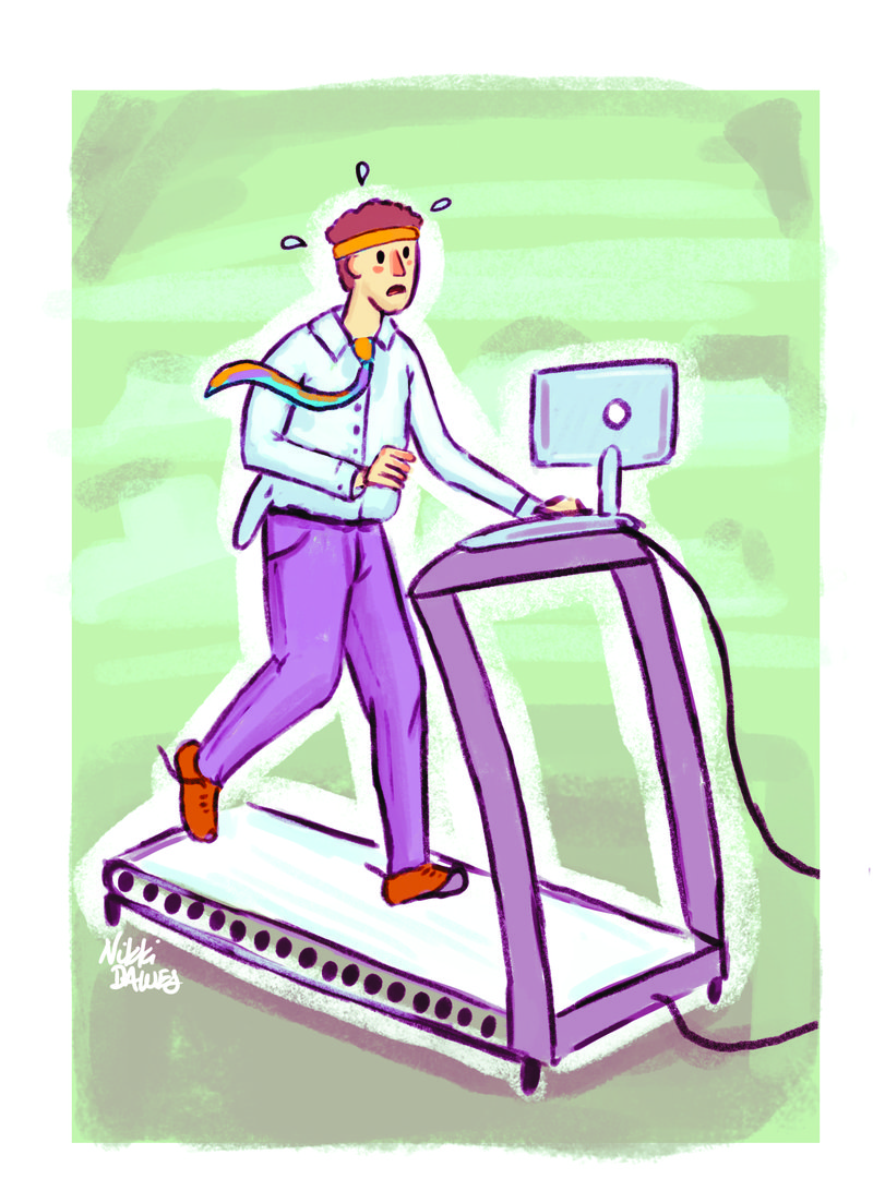 A new study raises some practical concerns about the effects of walking at one’s work space.