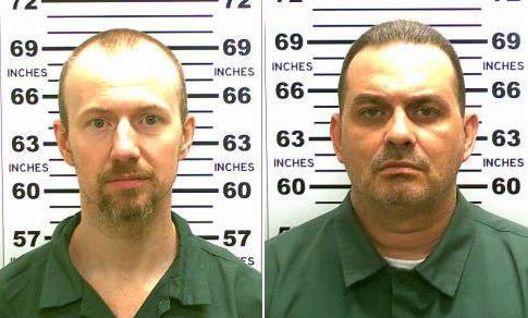 Captured: This combination of file photos released by the New York State Police shows David Sweat, left, and Richard Matt. Matt, who staged a brazen escape from an upstate maximum-security prison with Sweat and had been hunted for three weeks was shot and killed Friday. Sweat was shot and captured on Sunday.
