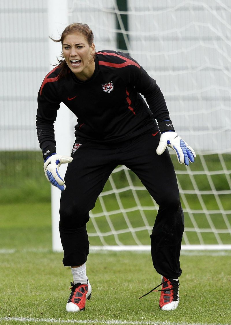 The United States’ Hope Solo, whose 134 victories are the most by an American goalkeeper, is expected to be tested today against Germany in the Women’s World Cup semifinals.