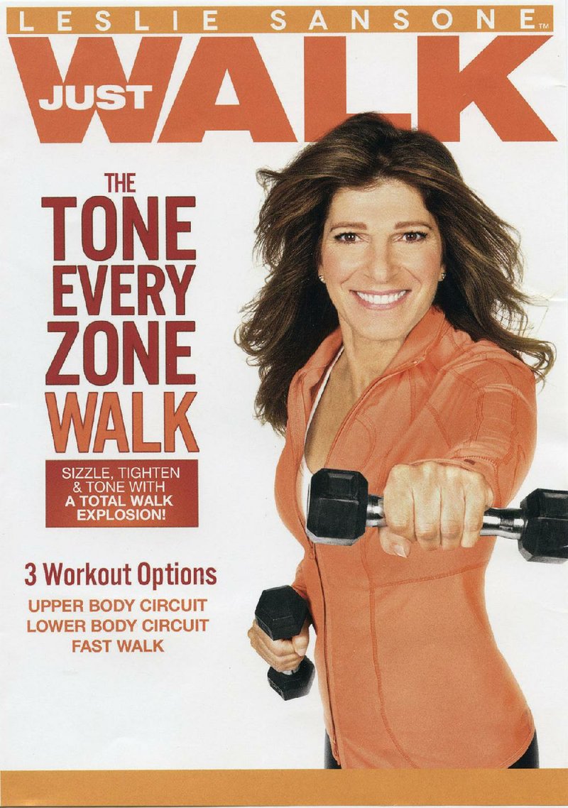 Leslie Sansone leads "The Tone Every Zone Walk."