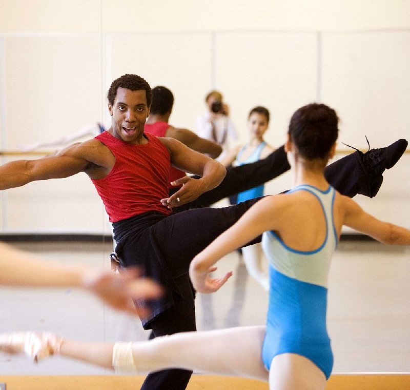 Kiyon Gaines, recently retired as a soloist with Pacific Northwest Ballet, has signed a three-year resident choreographer contract with Ballet Arkansas. 