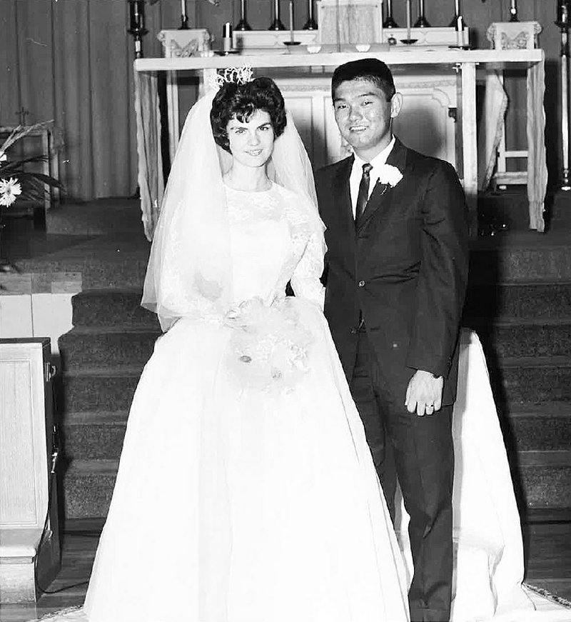 Barbara and Richard Yada on their wedding day, July 31, 1965