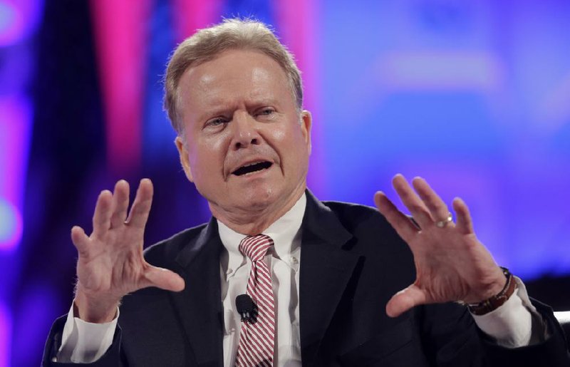 In this June 30, 2015 file photo, former Virginia Sen. Jim Webb speaks in Baltimore. On Thursday, Webb announced his campaign for the Democratic presidential nomination. 