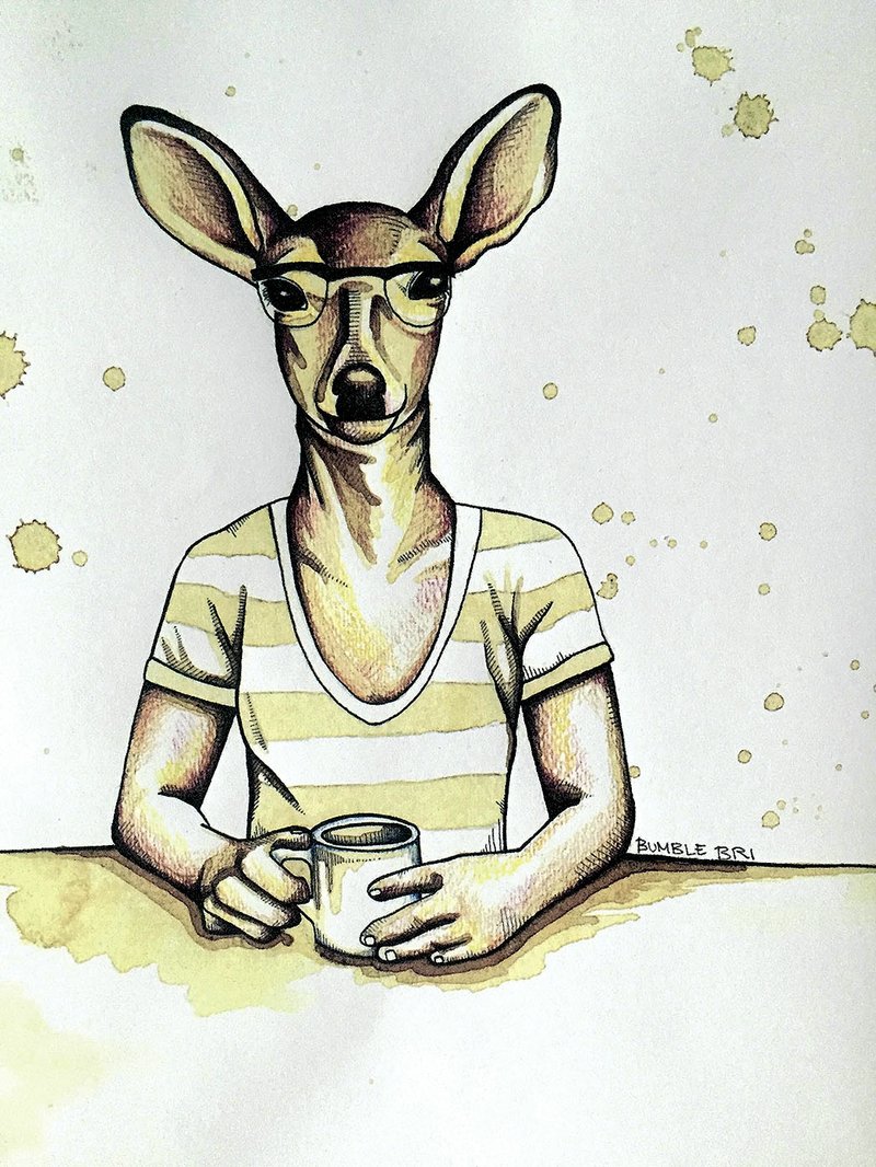 “My deer,” a pencil portrait by an anonymous artist, will be displayed in “The Queer South.”