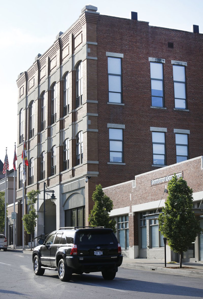 The Fayetteville Chamber of Commerce building at 123 W. Mountain Street is next to the City Administration Building. The chamber plans to move its offices down the street to the Bradbury Building, 21 W. Mountain St., within the next two years. The city is inspecting the chamber building and could consider purchasing it, but according to Mayor Lioneld Jordan’s chief of staff, Don Marr, no decisions have been made.