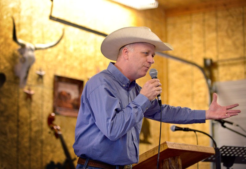 The Rev. Tim Wallace uses his experiences working at cattle ranches to share the story with the congregation. “I try to make it culturally related,” he said of his sermons. “I speak their language. I tell stories they can relate to.”