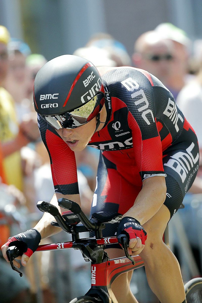 Australia’s Rohan Dennis is the leader after the first stage of the Tour De France, posting a time of 14 minutes, 56 seconds over the 8.57-mile time trial in Utrecht, Netherlands, on Saturday.