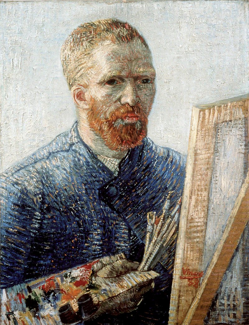 Vincent van Gogh painted numerous self-portraits.
