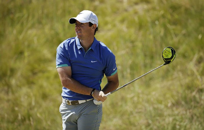 Rory McIlroy of Northern Ireland watches his tee shot in this June file photo.