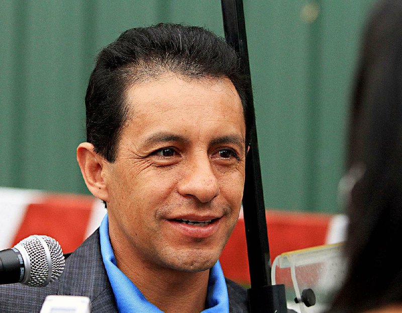 Victor Espinoza is shown in this May file photo.