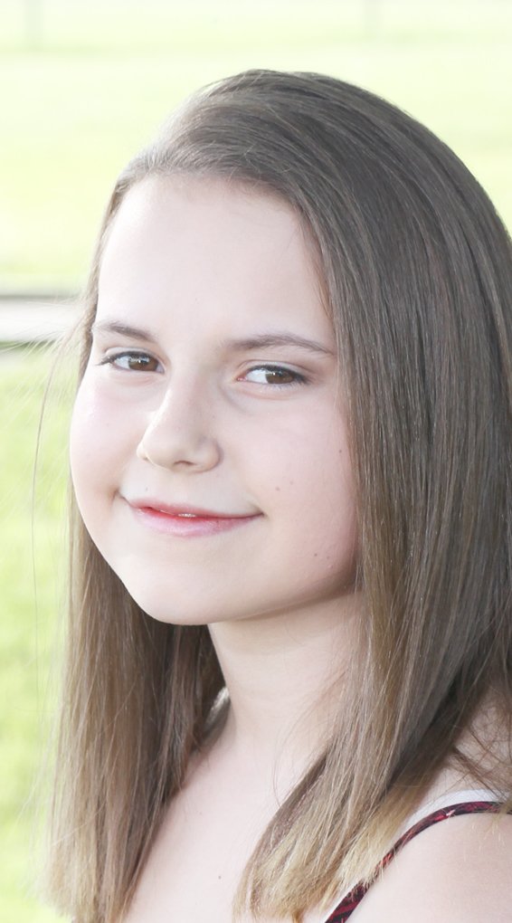 Heather Cato, 12, daughter of Ann & &#0010;Jeff Cato