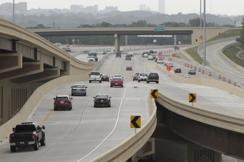 Interchange: Traffic enters east-bound lanes of Interstate 630 at the Big Rock Interchange in Little Rock.
