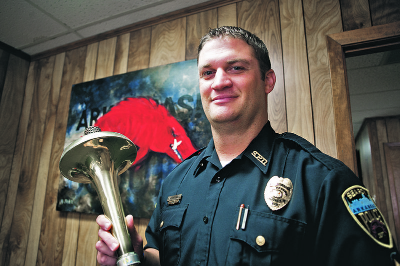 Sgt. Steve Hernandez of the Searcy Police Department will participate in the final leg of the Law Enforcement Torch Run for the Special Olympics World Games. He has been dedicated to the Torch Run for 10 years.