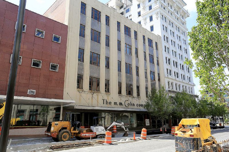 The MM Cohn building at 510 Main St. has been listed for $3.8 million by its owners, who decided to sell it and two other properties after the Arkansas Legislature changed the number of historic-project tax credits developers can use on a single property. 