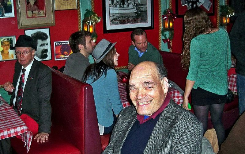 Actor Irwin Keyes is shown in Chez Jay restaurant in Santa Monica, Calif., in this December 2012 file photo. Keyes has died in Southern California. He was 63.