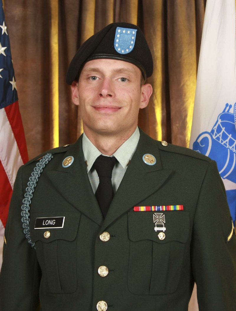 This May 15, 2009 file photo provided by the U.S. Army  in Little Rock, Ark., shows Pvt. William “Andy” Long, 23, of Conway, Ark. Long was killed outside an Army-Navy Career Center in a west Little Rock shopping center. 