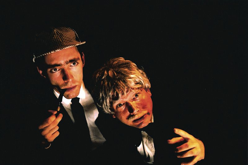 Upstage Productions, based in St. Louis, has been staging murder mystery parties for 25 years, including a previous event with Sherlock Holmes (played by Joel Friend) and Dr. Watson (Kevin O’Brien). The company stages a murder mystery on July 25 at Sassafras Springs Vineyard in Springdale.