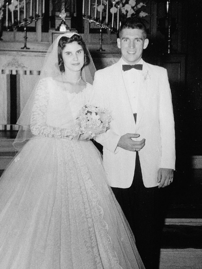 Sybil and Buddy Laing on their wedding day, June 28, 1959 