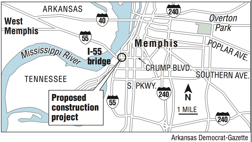 Arkansans concerned over I-55 bridge plan