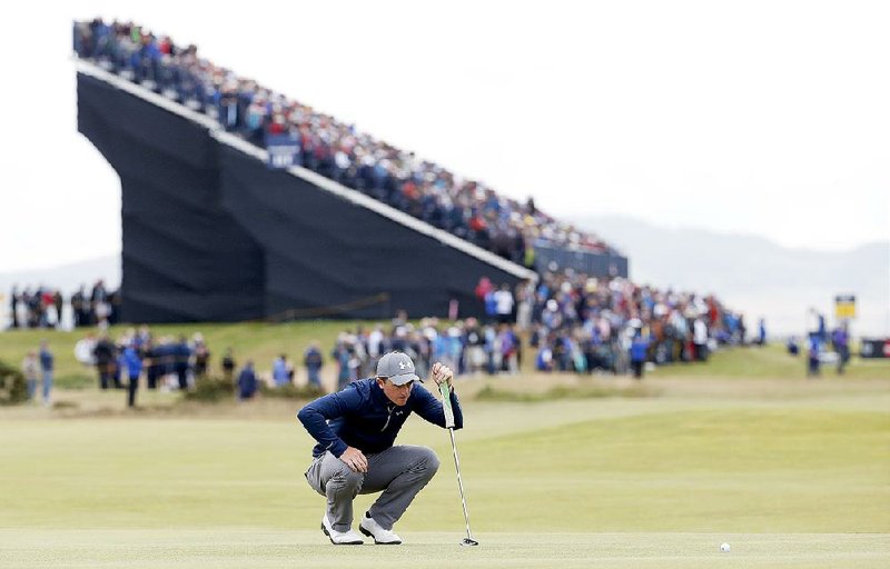 Ireland’s Paul Dunne sits tied atop the leaderboard with Louis Oosthuizen and Jason Day after shooting a 6-under 66 on Sunday in the third round of the British Open. Dunne’s score is the lowest ever for an amateur at St. Andrews and put him in position to become the first nonprofessional to win the tournament since 1933.