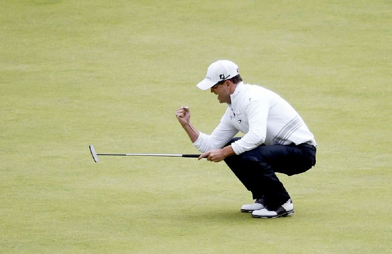 Zach Johnson began Monday’s final round of the British Open three strokes off the lead, but he shot a 6-under-par 66 to force a three-man playoff, then outdueled Marc Leishman and Louis Oosthuizen in a four-hole playoff to win his second major championship.