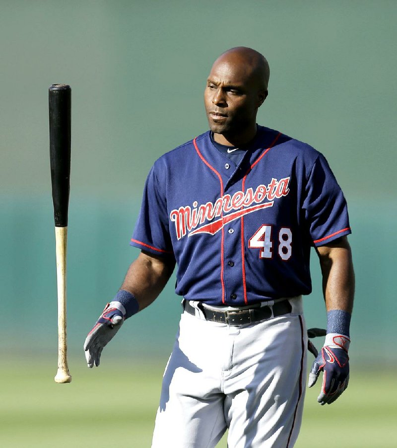 Minnesota Twins outfielder Torii Hunter (Pine Bluff) turned 40 over the weekend and his teammates had fun at his expense with presents such as a walker and adult diapers.