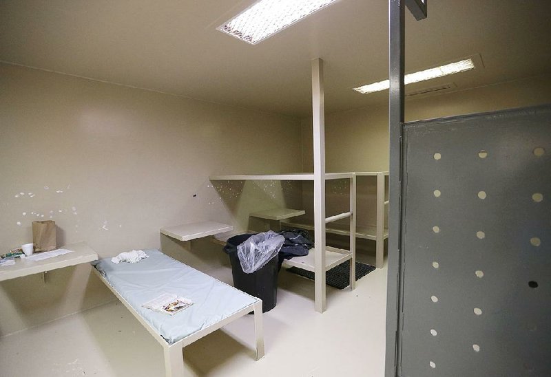 This is the cell in the Waller County jail in Hempstead, Texas, where Sandra Bland was found dead July 13.
