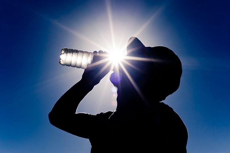 Staying well-hydrated is a major component to beating summer heat. Water is a tool the human body uses to regulate temperature in a variety of ways.