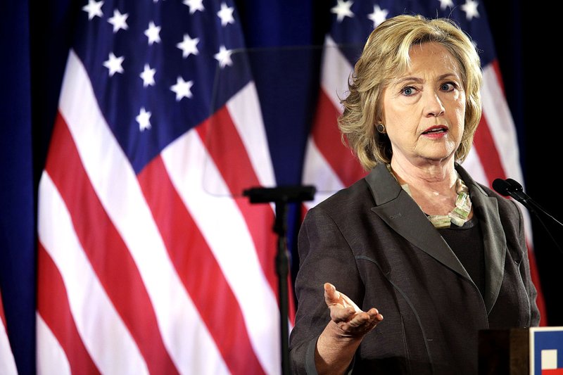 Hillary Rodham Clinton spoke briefly about the email investigation Friday in New York, saying “I have released 55,000 pages of emails; I have said repeatedly that I will answer questions.”