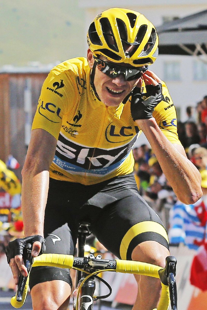 Britain’s Chris Froome all but locked up his second Tour de France victory after maintaining enough distance on Columbia’s Nairo Quintana during Saturday’s 20th stage. 