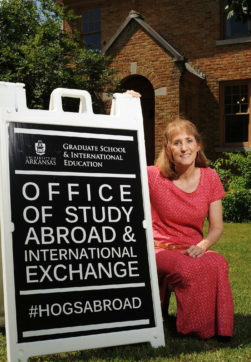 DeDe Long poses in this June 9 photo. Long is the director of the Study Abroad and International Exchange at the University of Arkansas.