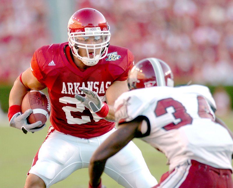 Peyton Hillis, former University of Arkansas and NFL standout