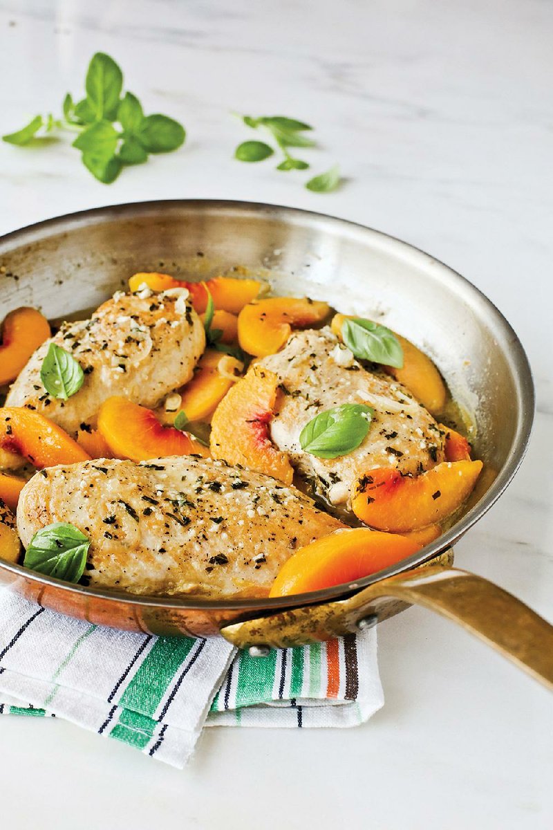 Basil-Peach Chicken Breasts 