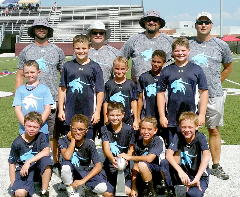 Photo submitted The fifth grade Springdale Wildcats won the fourth/fifth-grade divsion of the Panther Invitational Youth 7-on-7 Tournament held Saturday at Panther Stadium.