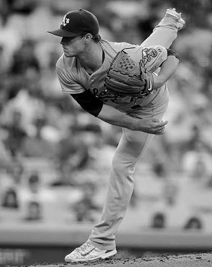 The Associated Press TOUCH OF GRAY: Sonny Gray throws a three-hitter in his second shutout of July, helping the Oakland Athletics beat the Los Angeles Dodgers 3-0 Tuesday night.