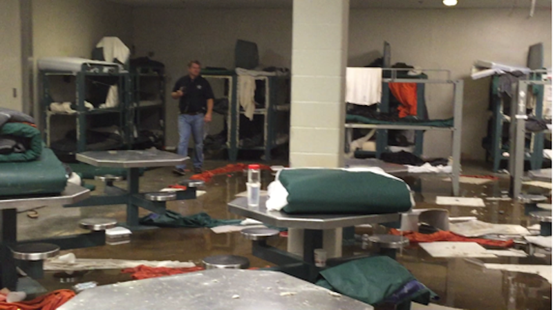 The Jefferson County sheriff's office is investigating after a riot involving 80 inmates caused thousands of dollars in damage. 
