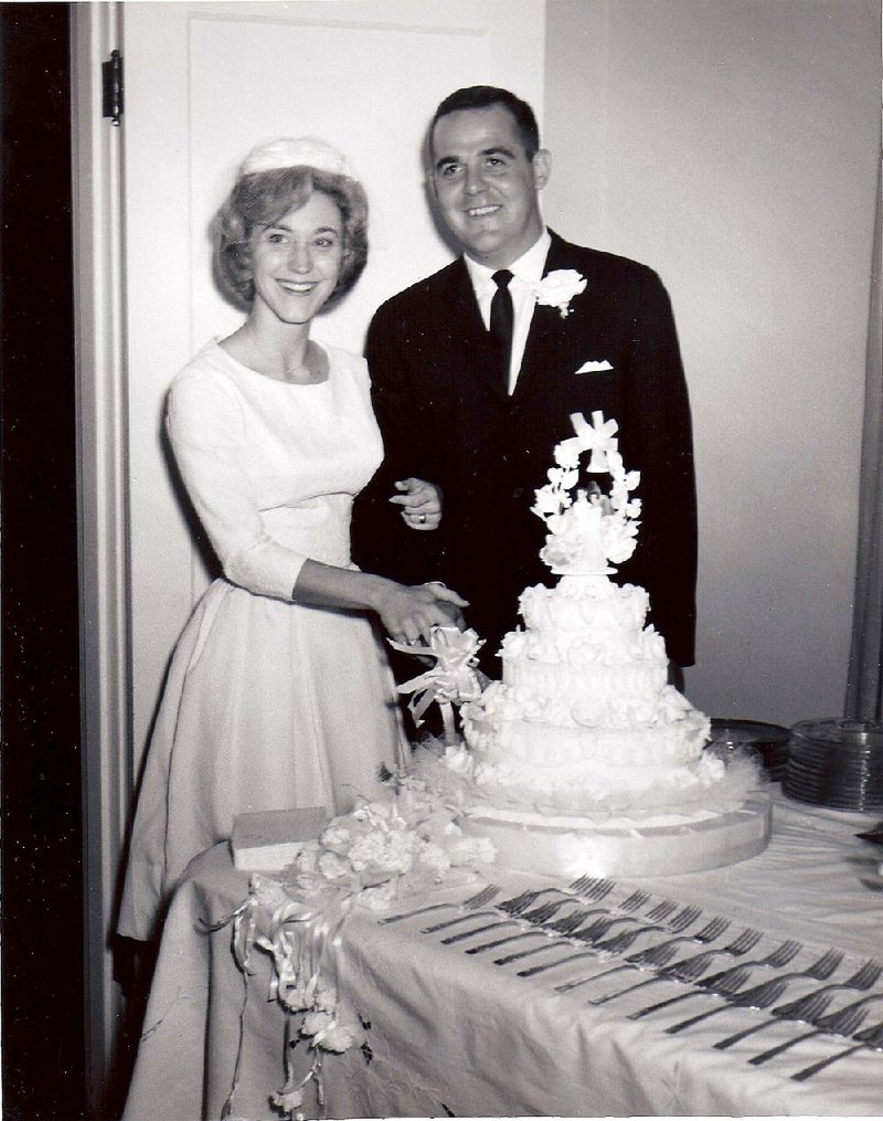 Paula and Dick Pickens on their wedding day, Aug. 28, 1965