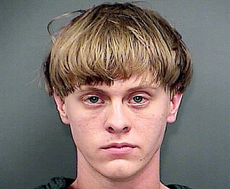 This Thursday, June 18, 2015, file photo, provided by the Charleston County Sheriff's Office shows Dylann Roof. A federal magistrate in Charleston, S.C., entered not guilty pleas on 33 federal charges, Friday, July 31, 2015, including for hate crimes, for Roof, a white man accused of gunning down nine parishioners at a black church in Charleston. 