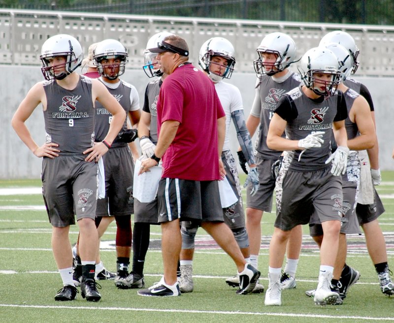 Football practice begins