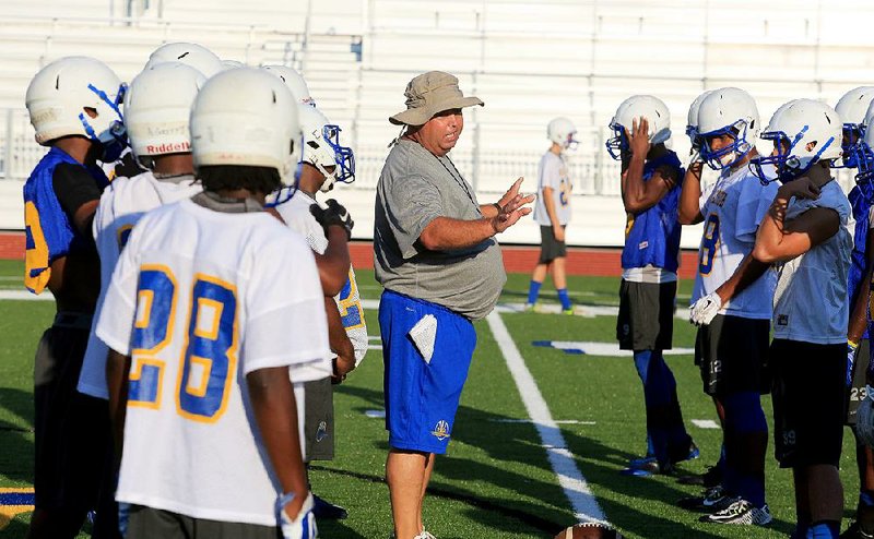 New North Little Rock Coach Jamie Mitchell, who will coach his first regular-season game on Sept. 4 against Little Rock Catholic, said he was impressed with the way his players worked over the summer.