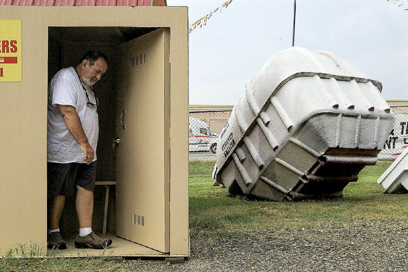 Robert Toll started selling underground and above-ground storm shelters at his Bryant company, Arkansas Tornado Shelters, in 1997 after surviving a direct hit from a tornado that killed more than 30 people. The Arkansas Department of Emergency Management is reinstating its rebate program for homeowners who purchase storm shelters and will process applicants “as funds become available.” 