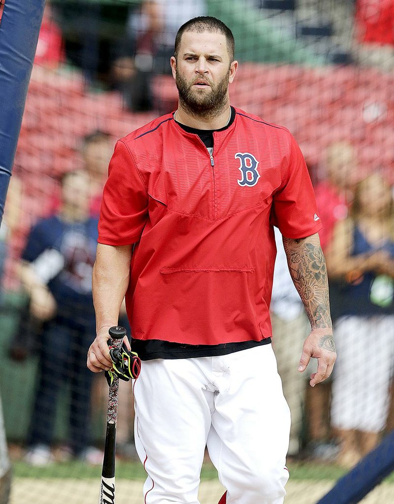 File:Indians first baseman Mike Napoli looks on during an optional