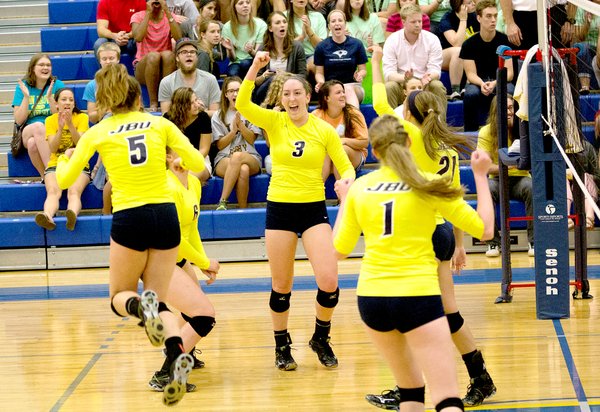 JBU volleyball collects fourth straight AVCA award