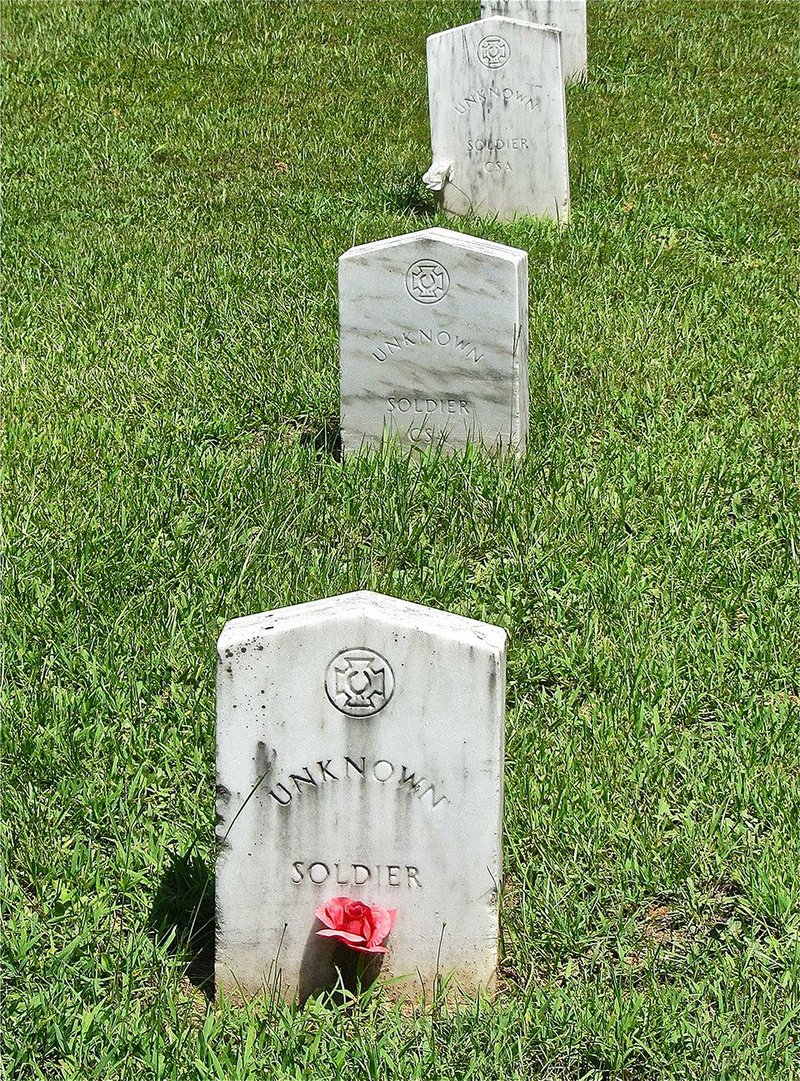 “Unknown Soldier CSA” is the inscription on all 429 grave markers at Camp Nelson Confederate Cemetery.