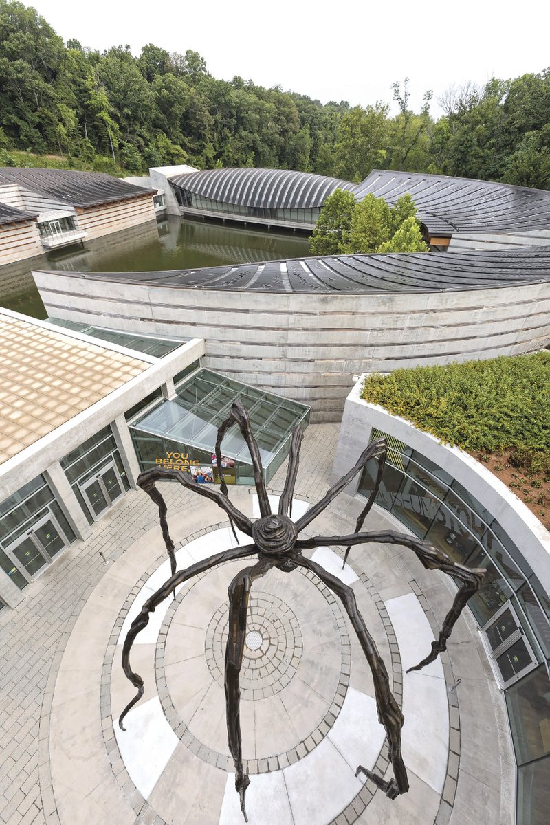 French-American artist Louise Bourgeois said her spider sculpture was intended as a tribute to her mother. Its title, “Maman,” is from the French for mama.