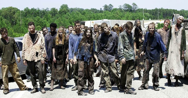 The Walking Dead step out in this scene from the AMC cable television series. If they are out looking for a psychologist, they could find several in the new book The Walking Dead Psychology.

