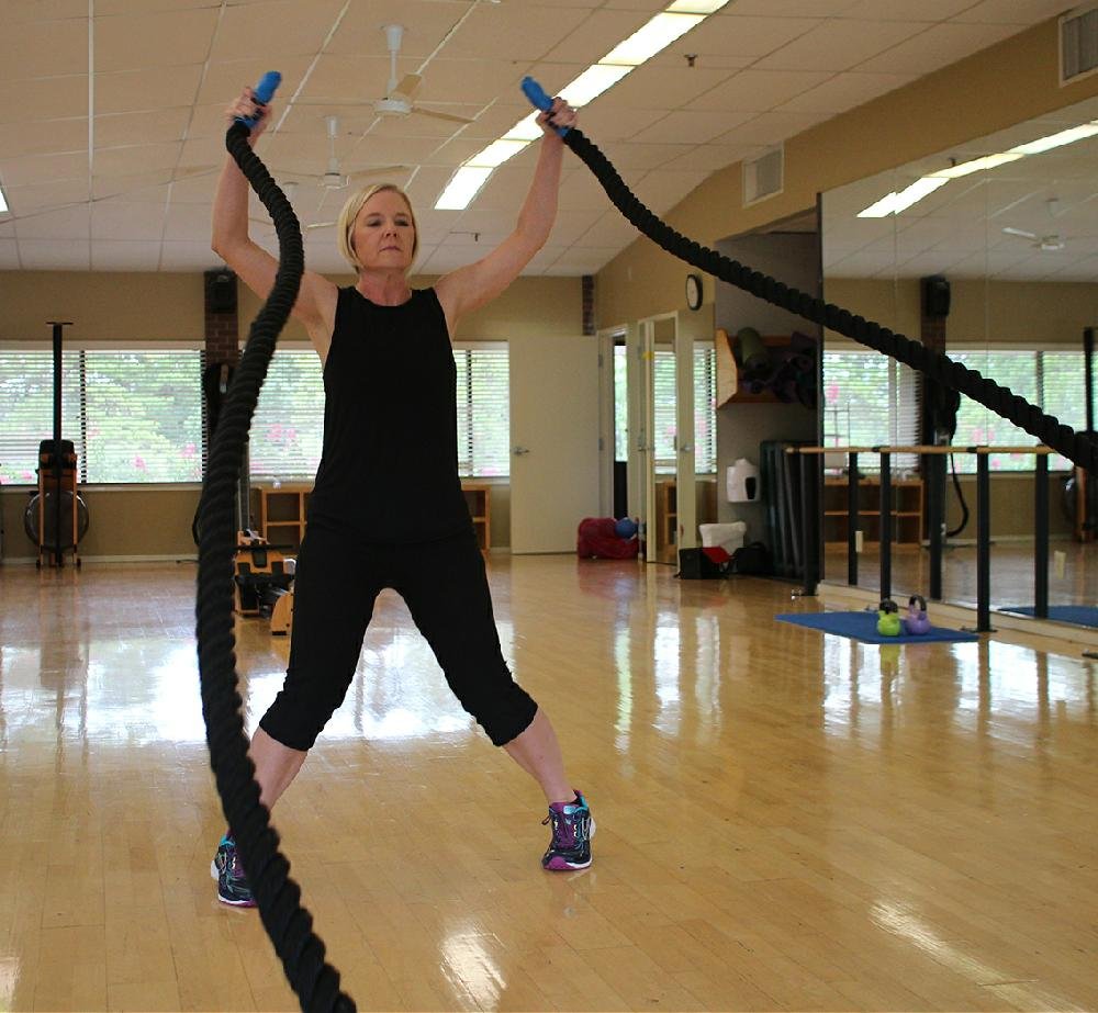 Heart rate climbs when rope joins jumping jacks