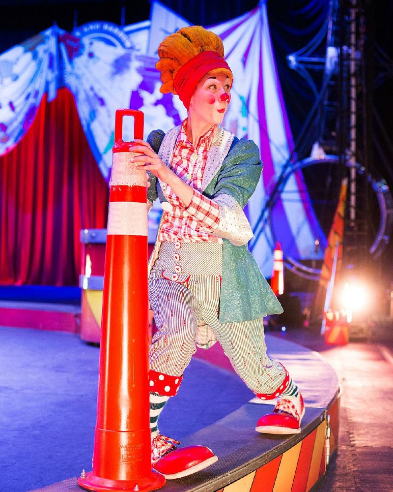 Kelli Argott, 28, is in her fifth year and on her fourth tour as part of Ringling Bros. and Barnum & Bailey’s Clown Alley.